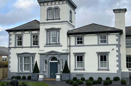 Kingshill House Funeral Home owned by the Hillier Family.